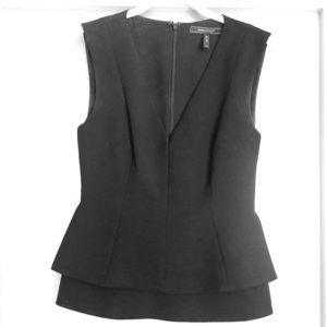 BCBG Flattering Black Top